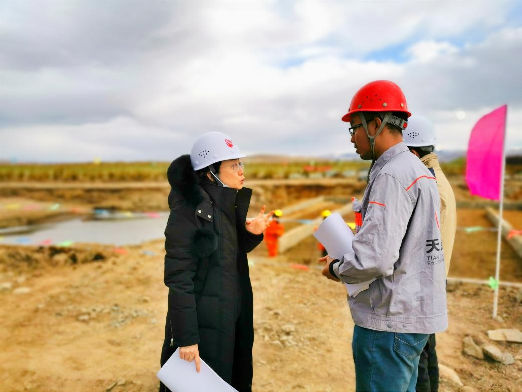 不懼嚴寒、攻堅克難，天晟源環(huán)保人奮戰(zhàn)在紅原